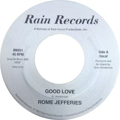 Rome Jefferies || Good Love