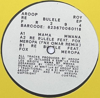 Aroop Roy || Re Bulele Ep (Incl. Fnx Omar Remix)