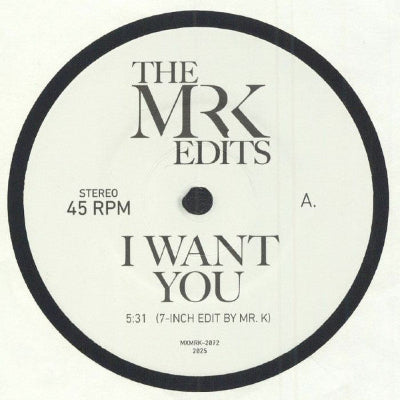 The Mr K Edits || I Want You / Only The Strong Survive