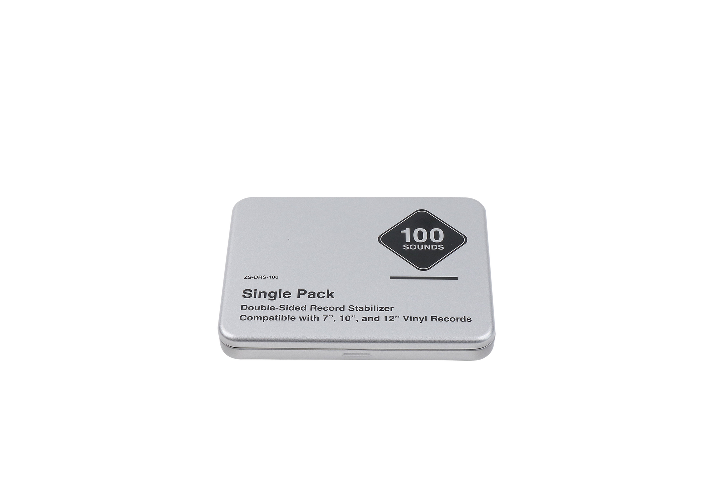 100 Sounds || ZS-DRS-100 Double-Sided Record Stabilizer / EP Adapter (Single Pack)