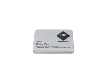 100 Sounds || ZS-DRS-100 Double-Sided Record Stabilizer / EP Adapter (Single Pack)