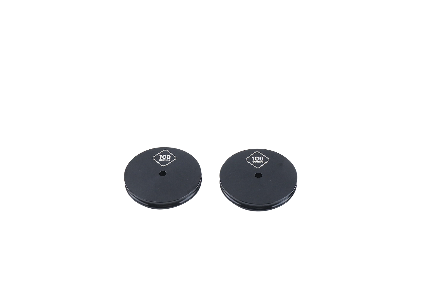 100 Sounds || ZS-DRS2-100 Double-Sided Record Stabilizer / EP Adapter (Two Pack)