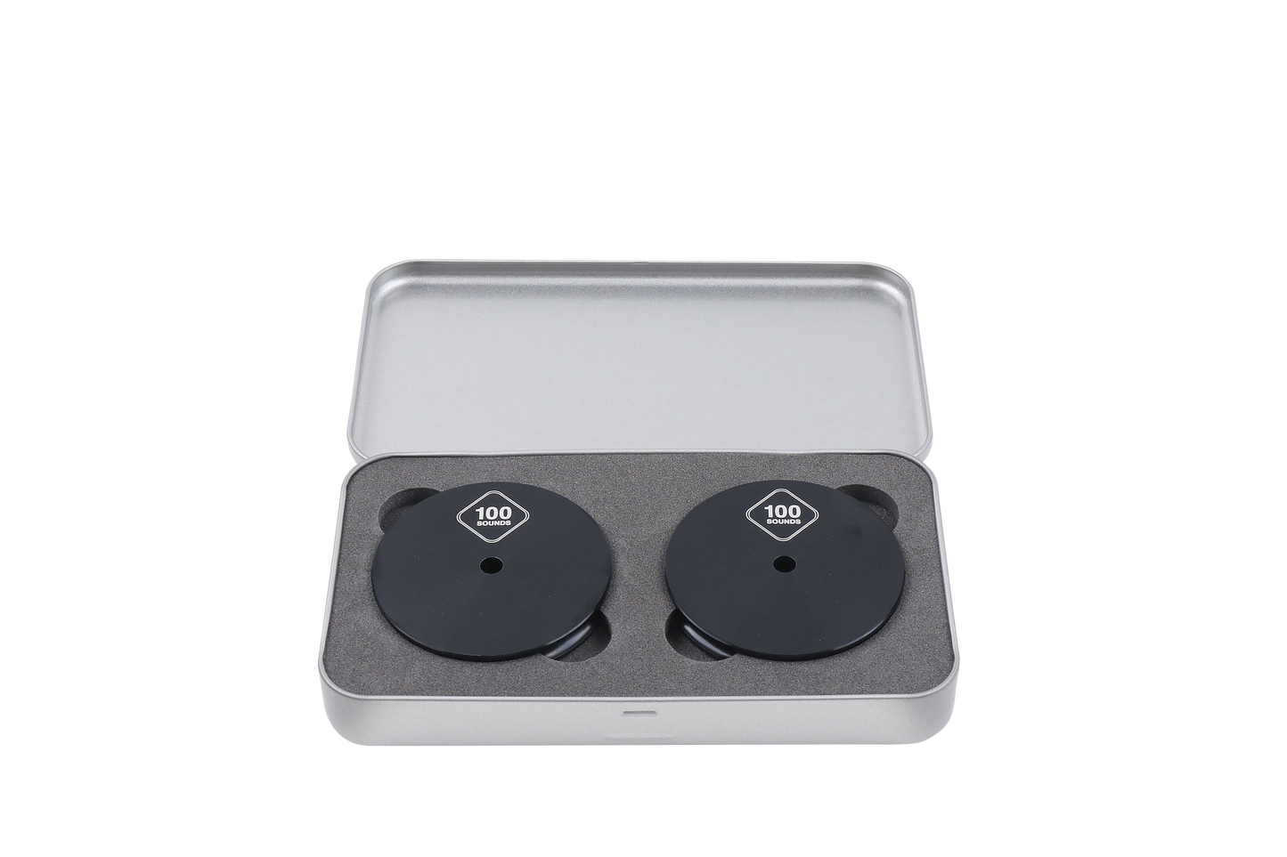 100 Sounds || ZS-DRS2-100 Double-Sided Record Stabilizer / EP Adapter (Two Pack)