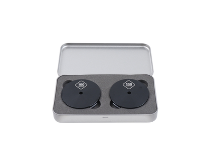 100 Sounds || ZS-DRS2-100 Double-Sided Record Stabilizer / EP Adapter (Two Pack)