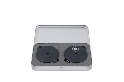 100 Sounds || ZS-DRS2-100 Double-Sided Record Stabilizer / EP Adapter (Two Pack)